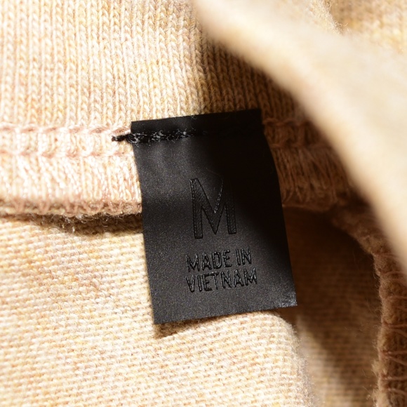 Fear of God Essentials V Neck 'Gold Heather' Tee - Picture 8 of 9